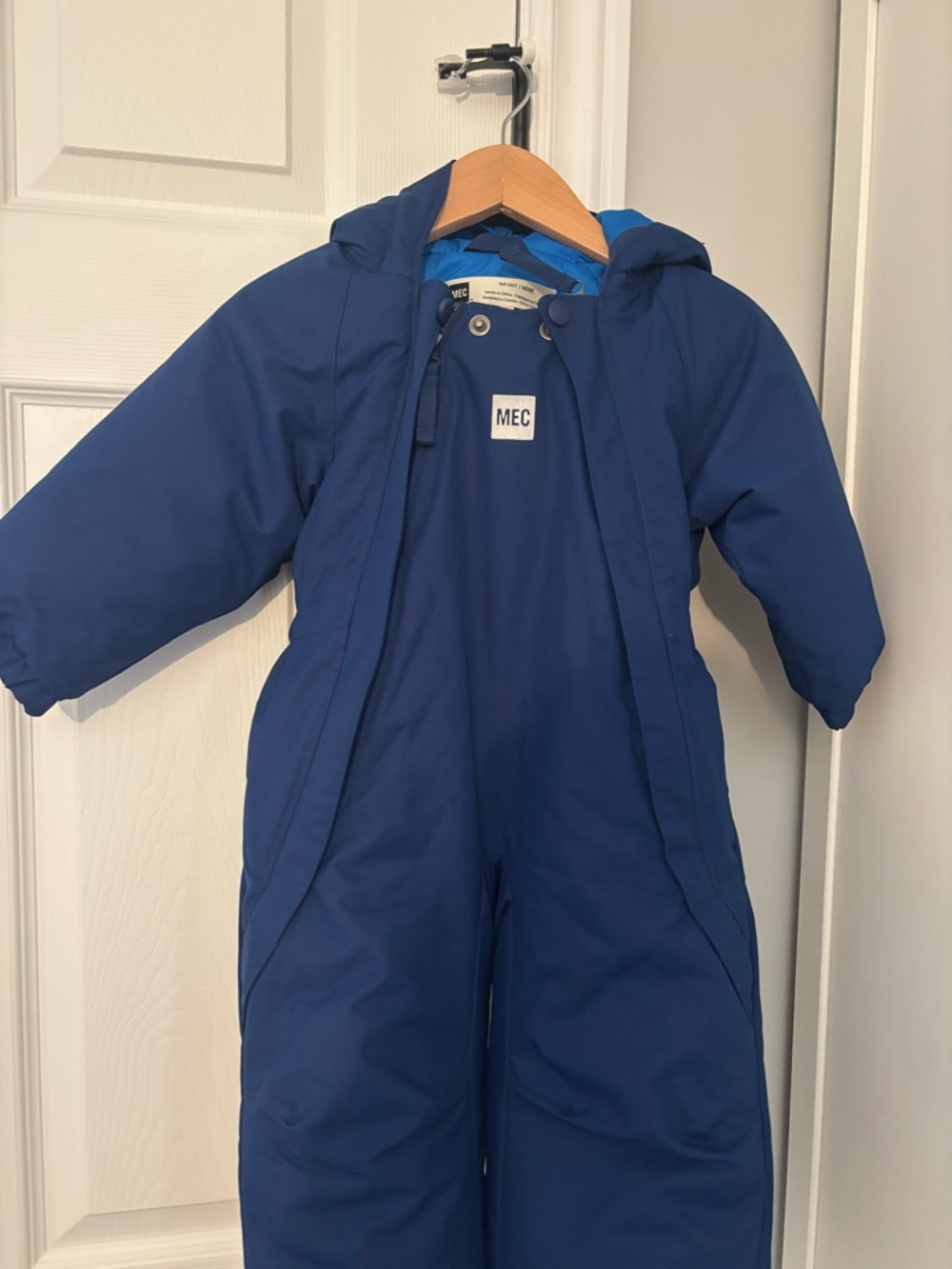 MEC Kids' Blue Insulated Snowsuit 12 months